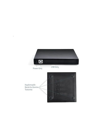 12.7 MM USB Harici SATA CD-ROM/DVD-RW Kutusu