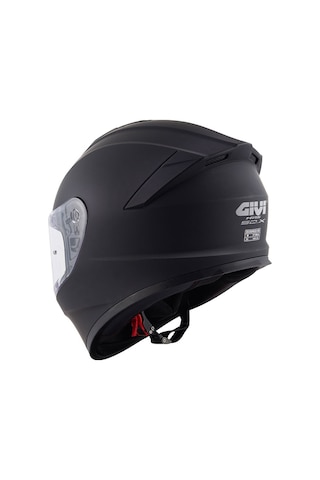 Gıvı 50.x Kapalı Motosiklet Kaskı Mat Siyah