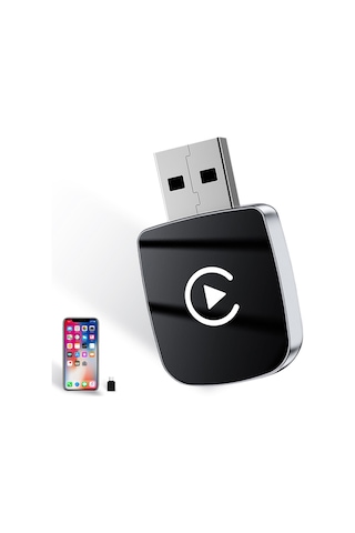 Maiyame 2025 Güncellenmiş Kablosuz Araç Bağlantı Adaptörü - Apple Carplay & Android Auto Desteği, Bluetooth 5.0/wifi, Usb/type-c, İphone İos 10+ Uyumlu