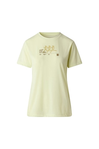 The North Face W Bıtmap Sılhouette Short Sleeves Tee-gr Kadın Outdoor Tişörtü Nf0a8g0cg6o1 Sarı