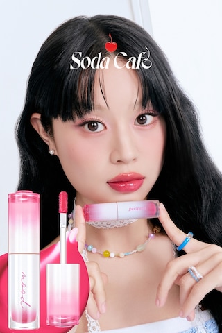 Peripera Ink Mood Glowy Tint 25 Hot Strawberry Soda Cafe