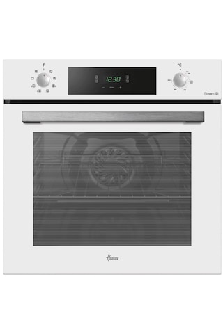 Hoover Loreto HO3158W + Candy CVG6WW + HDG6C2GWTK Telefon Bağlantılı Beyaz Cam Ankastre Set