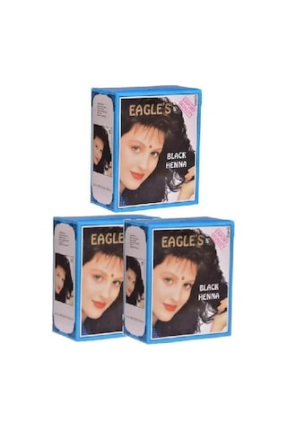 Eagles Hint Kınası Siyah 6'lı Kutu 3 Adet Eagles Hint Kınası Siyah 6'lı Kutu 3 Adet
