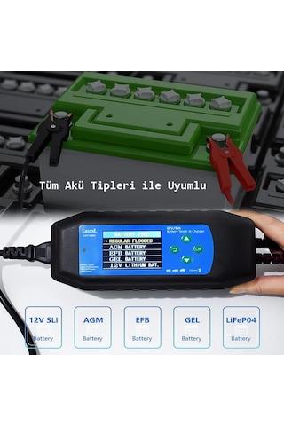 Lancol Akü Test Ve Sarj Cihazi 12v/8a Cat-280