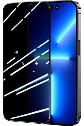 Apple Uyumlu iPhone 15 Hayalet Ekran Koruyucu Privacy Temperli Cam
