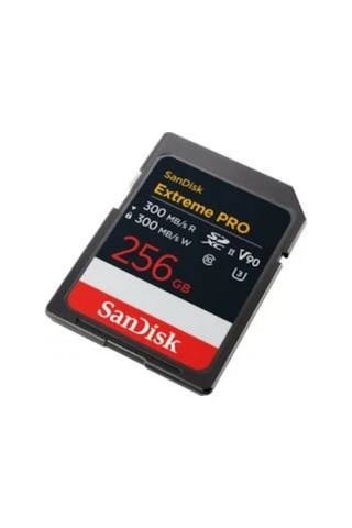 Sandisk SDSDXDM-256G-GN4IN Extreme Pro 256gb 300/300mb/s Sdxc V90 Uhs-ıı U3 8k/4k Uh Hafıza Kartı