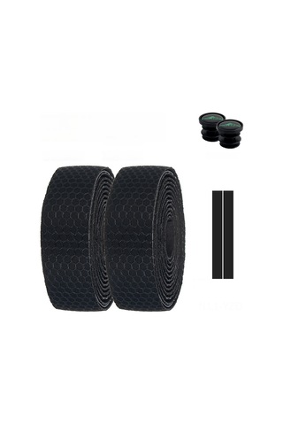 Yuntech01 Yol Bisikleti Yönlendirici Kayışı - Bal Çekirdeği Desenli, Kayma Önleyici, Ter Emici Silikon+eva Antrenman Aksesuarı Pembe Pembe