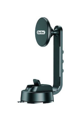 Go Des Gd-hd219 Magsafe Magnetik Bükülebilen Vantuzlu Araç Telefon Tutucu Siyah