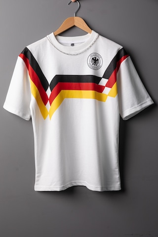 Çocuk Erkek Deutschland Retro 1990 Oversize Beyaz