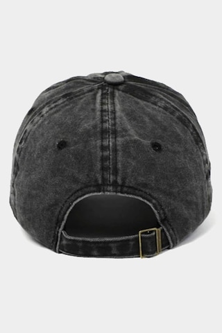 Külah Erkek Eskitme Şapka Yazlık Outdoor Kep Kasket-Siyah-Siyah-Standart