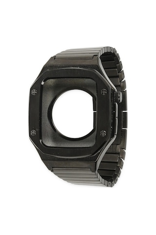 Apple Watch 45mm Kr409 Metal Kordon - Siyah