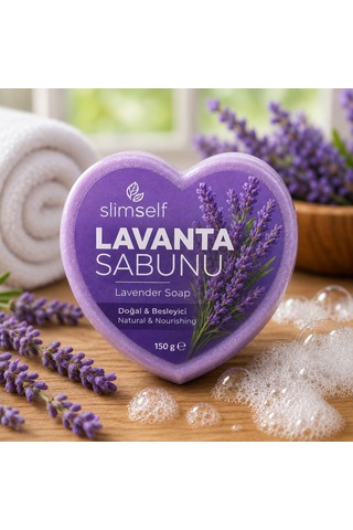 Slimself Lavanta Süngerli Doğal Sabun Slimself Lavanta Süngerli Doğal Sabun