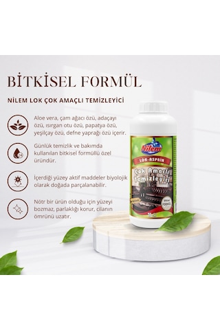Nilem Bitkisel Formül Lok Çok Amaçlı Temizleyici 1 L