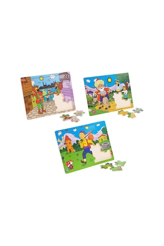 Masal Yapboz Puzzle Pazıl Ahşap Masal Yapboz Puzzle Pazıl Ahşap