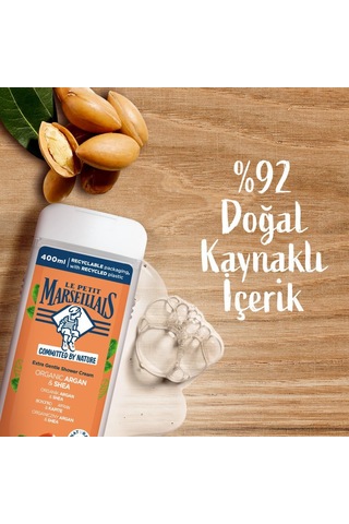 Lpm Organik Argan Ve Shea 400ml Duş Jeli Ahududu