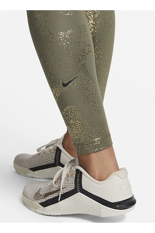 Nike One Dri-fit Mr Kadın Tayt Dq6308-222 Yeşil