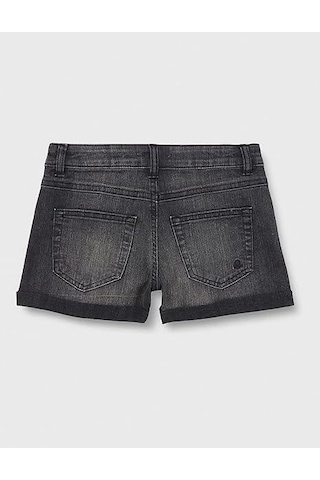 Benetton Kız Çocuk Denim Şort 4xa2c9010-24y Siyah