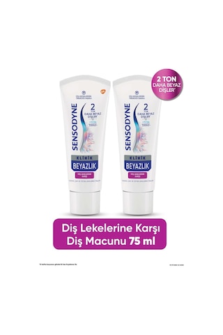 Sensodyne Klinik Beyazlık Diş Lekelerine Karşı Diş Macunu 2 x 75 ML