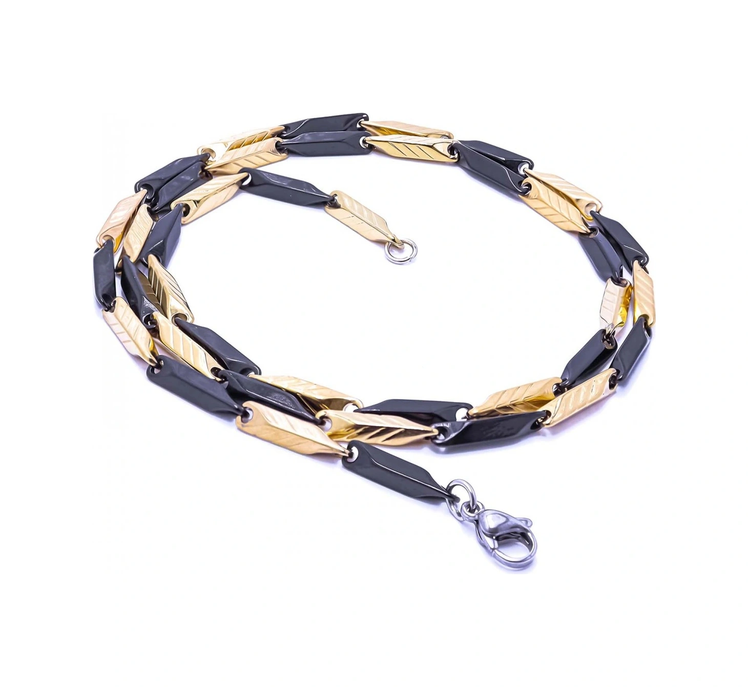 Moncuk Design Paslanmaz Erkek Çelik Kolye 335111p2d4 Siyah