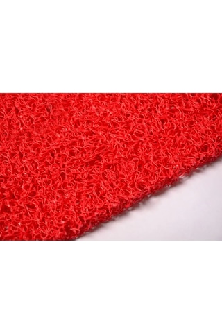 Kıvırcık Kırmızı Paspas 120 Cm 14 Mm Kırmızı