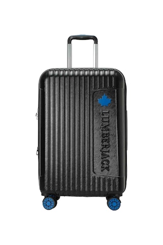 Lumberjack Berlın -o Abs 5fx Siyah Unisex Orta Boy Valiz 000000000101972747 Siyah