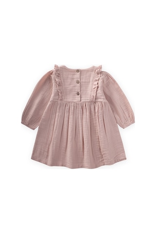 Elbise 1-10 Yaş Pudra Pembe Pudra Pembe