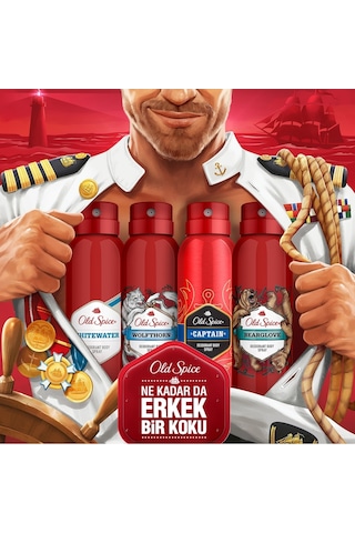 2 Adet Old Spice Whitewater Sprey Deodorant 150 Ml Erkekler İçin İkili Set Güçlü Koku Ada Esintisi