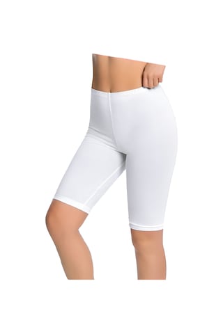 İyteks Kadın Likralı Diz Üstü Tayt 3'lü Paket 1005 Beyaz