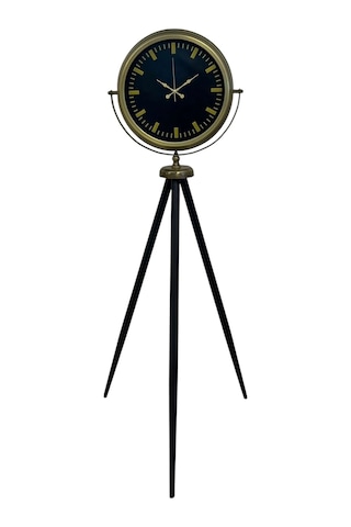 Nostalji Şık Tasarım Tripod Ayaklı Saat Çok Renkli