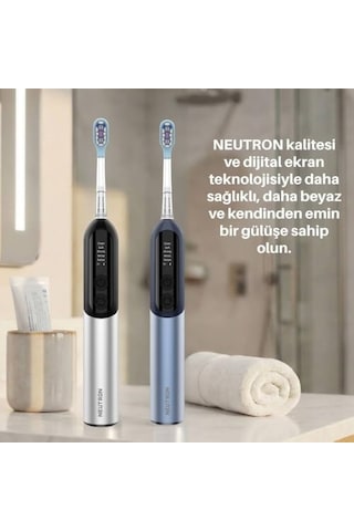 Ntl-tb-12pb Otomatik, Şarjlı, Sonik Diş Fırçası, Mavi, 60 Hareketli Başlık