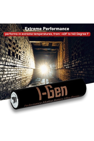 I-Gen A116 Ultra Alkalin AA Kalem Pil 12'li Paket LR6 1.5V