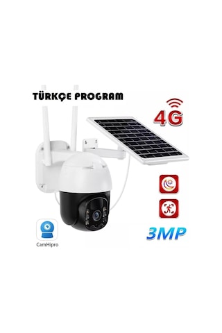 4g Solar 3mp Sım Kart Destekli Kamera-129077