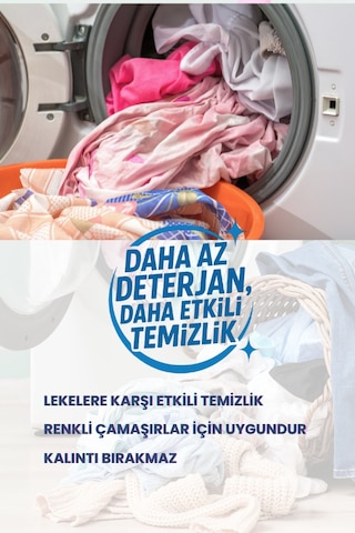 Çamaşır Makinesi Toz Deterjanı 3 Kg 10091291