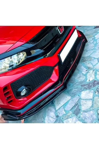 Honda Civic Fc5 Typer 3 Parça Ön Tampon Lipi (Plastik)