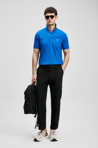 Lufian Laon Smart Erkek Polo Tişört Saks Saks 111040230100240