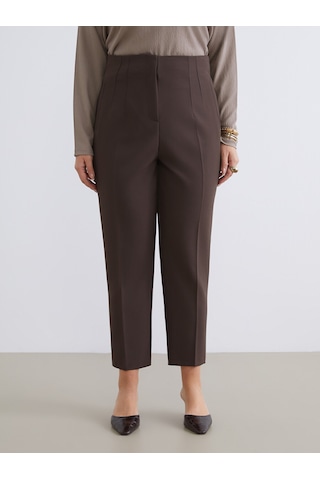 Lcwaıkıkı Classic Kahverengi Standart Fit Kadın Pantolon