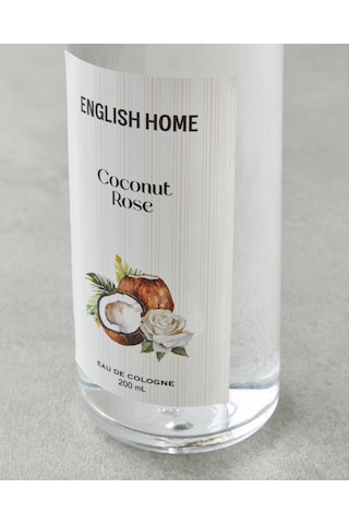 English Home English Home Coconut Rose Kolonya 200 Ml Şeffaf