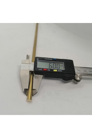 6 Mm Pirinç Çubuk Içi Dolu Yuvarlak Mil Saf 437196904