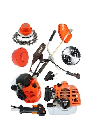 Melzo Germany MLZ5757 Benzinli Çim Biçme Makinesi Turuncu