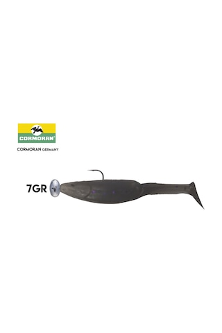 Cormoran K-Don Jumper S11 7.5 Cm Patlıcan Moru Jighead Silikon Ye