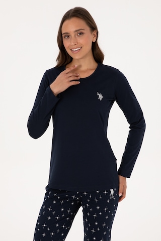 U.s. Polo Assn. Kadın Lacivert Pijama Takım 50318897-vr033 Lacivert