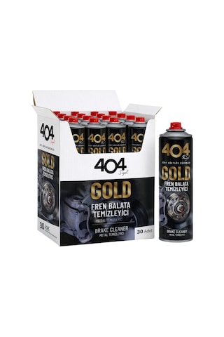 404 Gold Fren Balata Temizleyici 500 Ml - 30 Adet - Koli ı