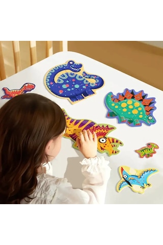 Mideer My First Puzzle Sevimli Dinozorlar Md1460