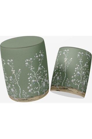 Yeşil Çiçek Tasarımlı Puf Kumaşı Süettir. Uluslararası Solmama Sertifikasına Sahiptir. Çok Renkli