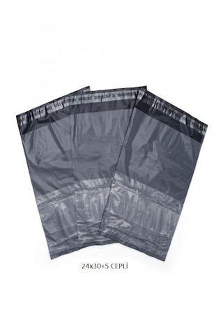 Cac Plastik 24x30+5 Cepli Kargo Poşeti 1000 Adet 1000 Adet