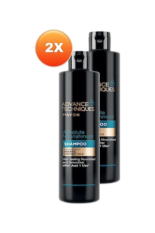 Avon Advance Techniques Argan Yağı İçeren Besleyici Şampuan 2 x 400 ML