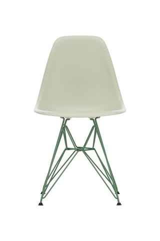 Vitra Eames Plastik Yan Sandalye Re Dsr Duotone, Geri Dönüştürülmüş Plastik Açık Yeşil