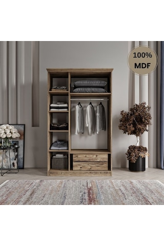 Soho 3 Kapak Mdf Gardırop Antrasit