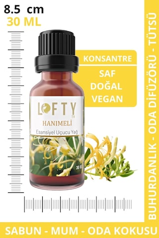 Lofty Hanımeli Uçucu Yağ Buhurdanlık Esansı Oda Kokusu 30 ML