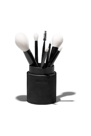 Inglot Inglot Brush Tube Makyaj Fırça Seti Siyah 7'li